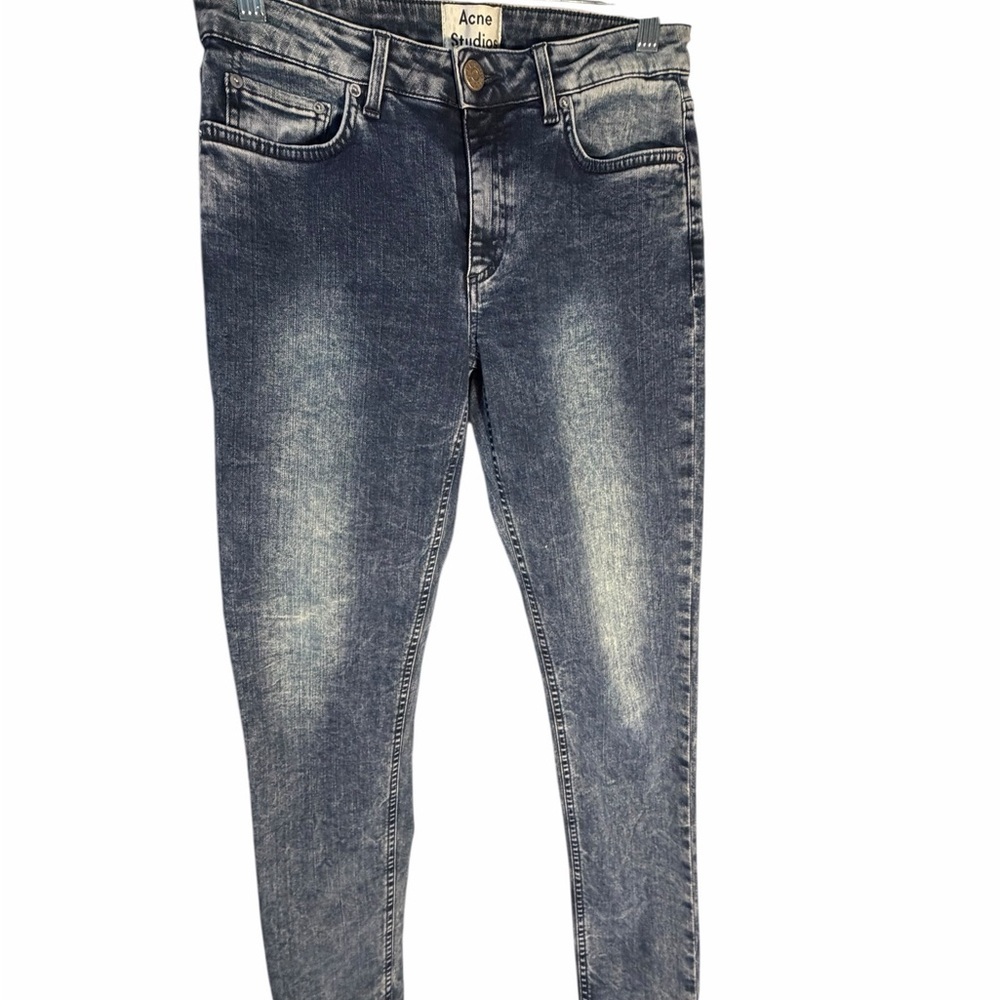 Acne Studios Skinny Skin 5 Ferra Navy Dark Wash Jeans 28